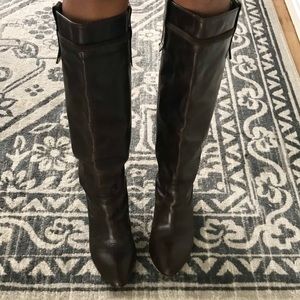 Miss Sixty Knee High Leather Boots size 7